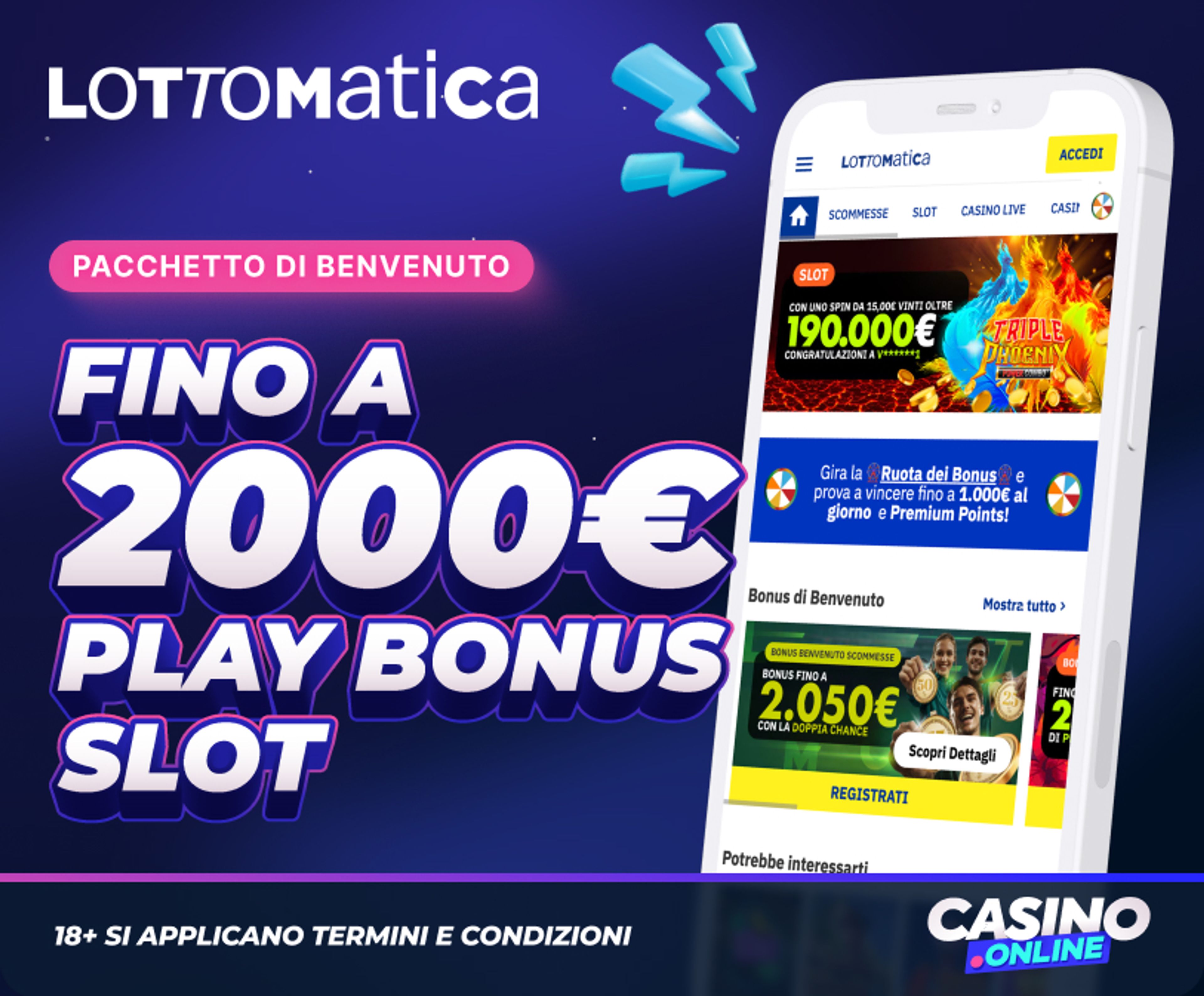Lottomatica Casino Bonus Benvenuto